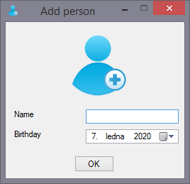 Form to add a new person in C# .NET - Form Applications in C# .NET Windows Forms