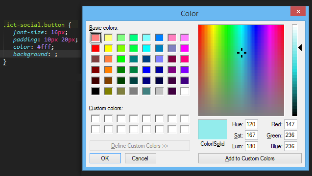 Sublime Text Colorpicker - Software