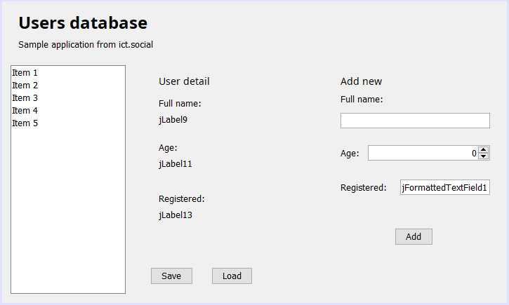 CSV user database form in Java - Files and I/O in Java